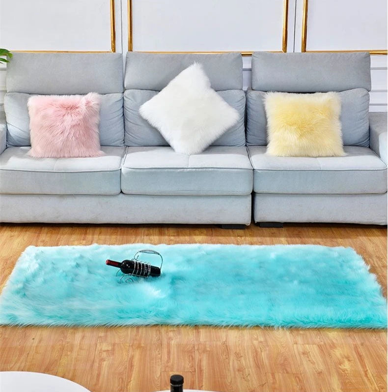 Tapis en fourrure artificielle