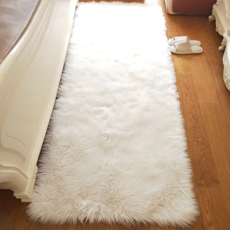 Tapis en fourrure artificielle