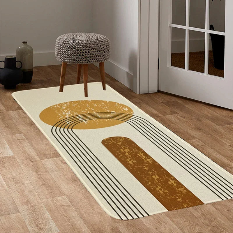 Tapis rectangle géométrique