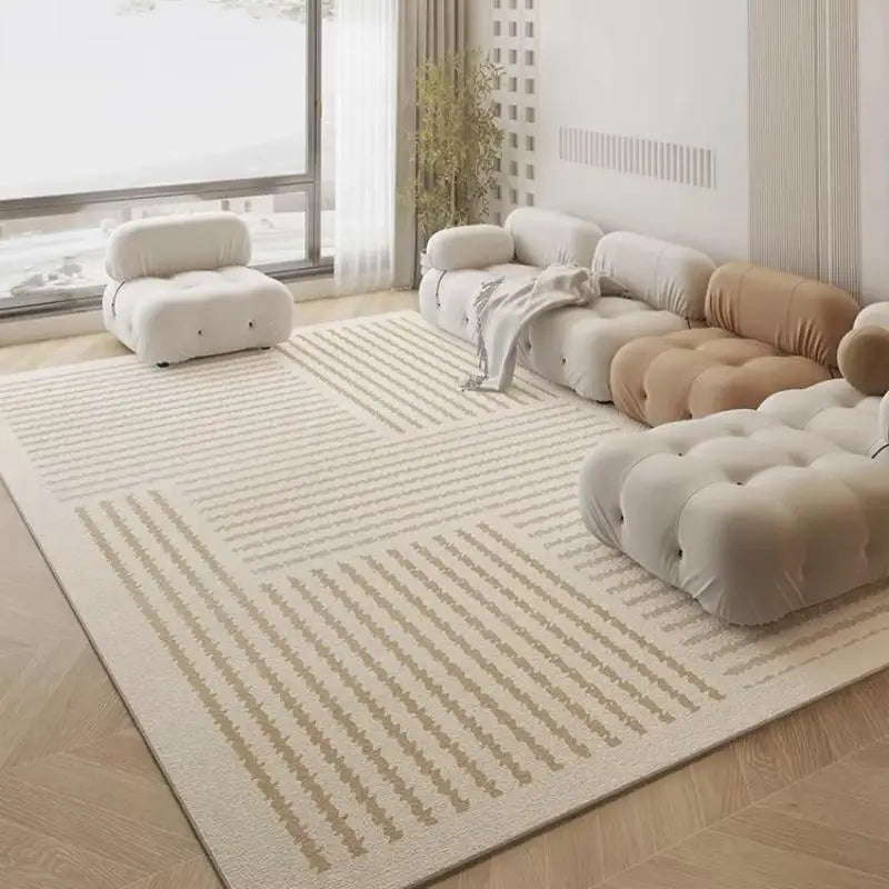 Tapis Minimaliste Confort Beige