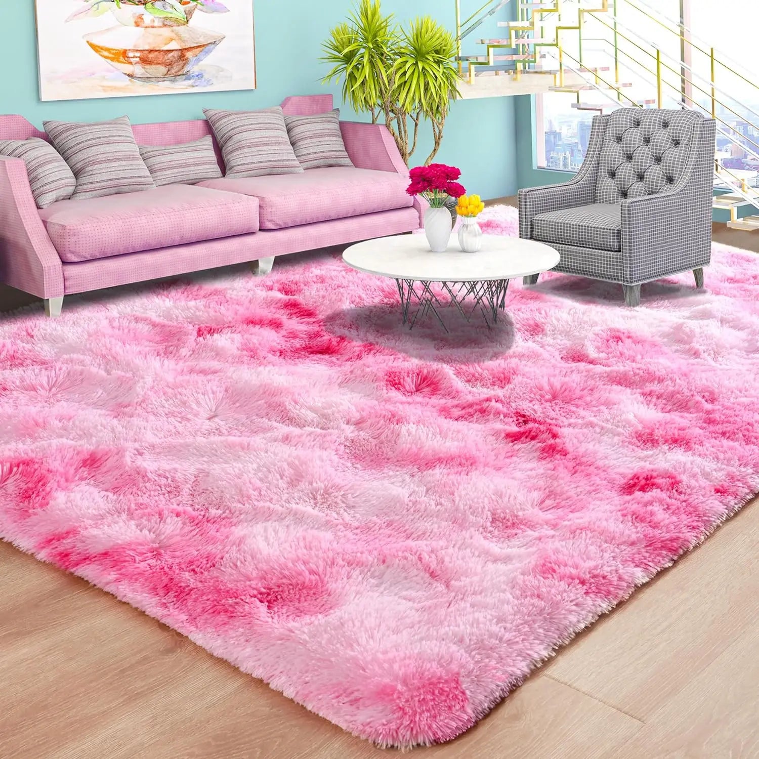 Tapis Shaggy <br> Poils long