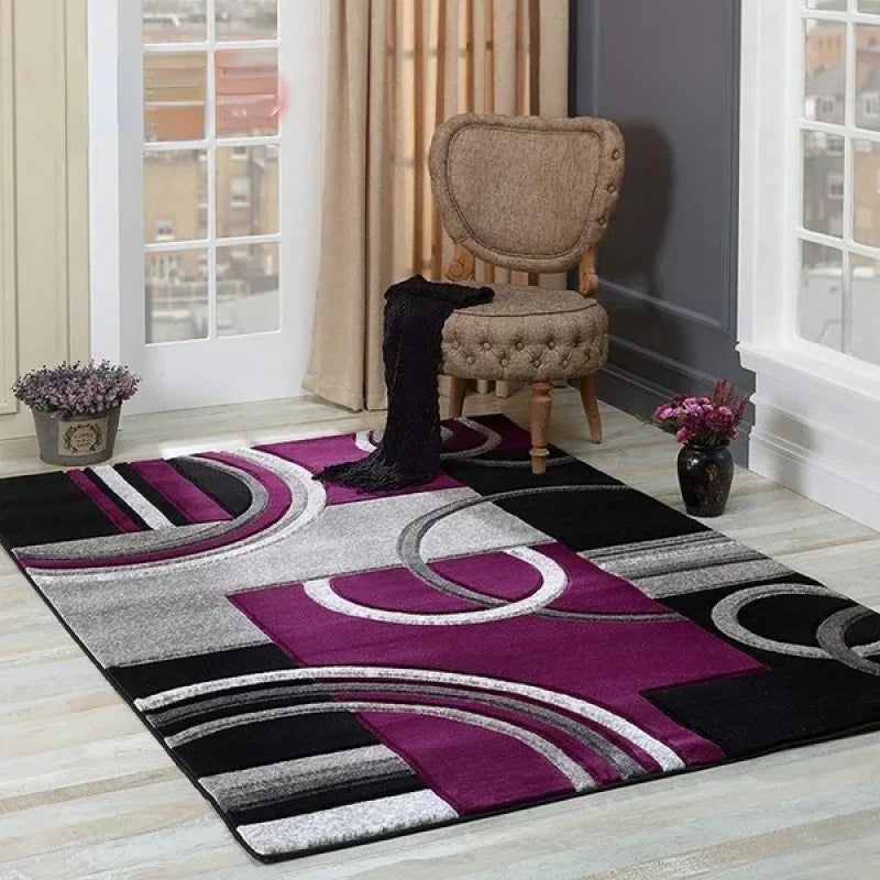 Tapis géométrique moderne