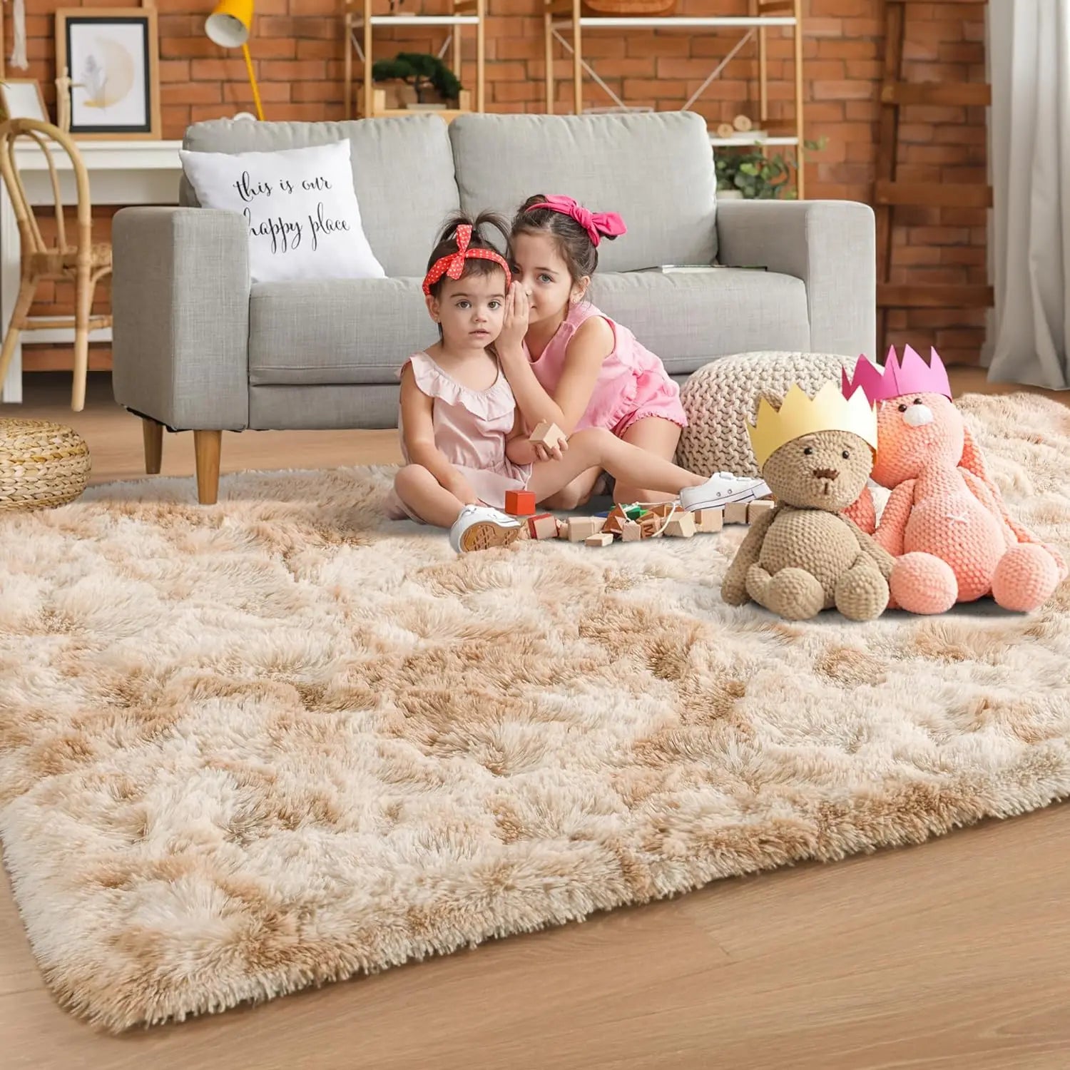 Tapis Shaggy <br> Poils long