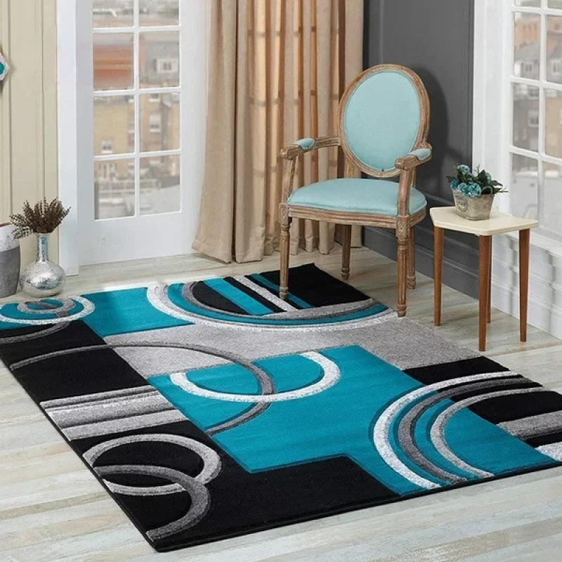 Tapis géométrique moderne