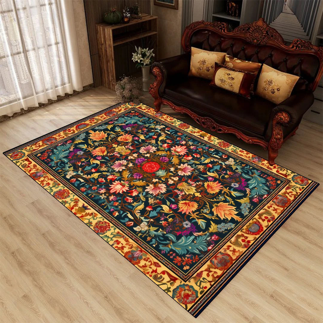 Tapis Floral Vintage