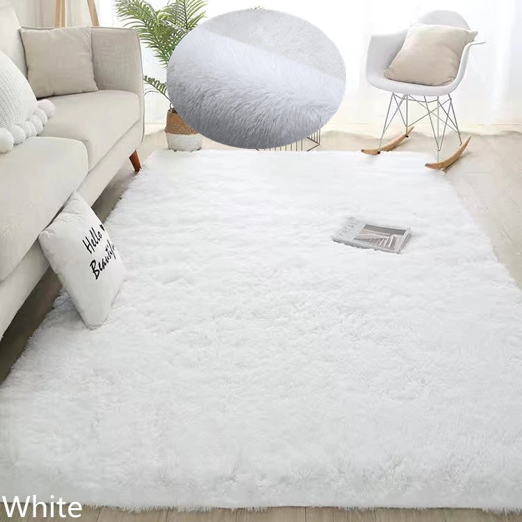 Tapis Poilus <br> Blanc