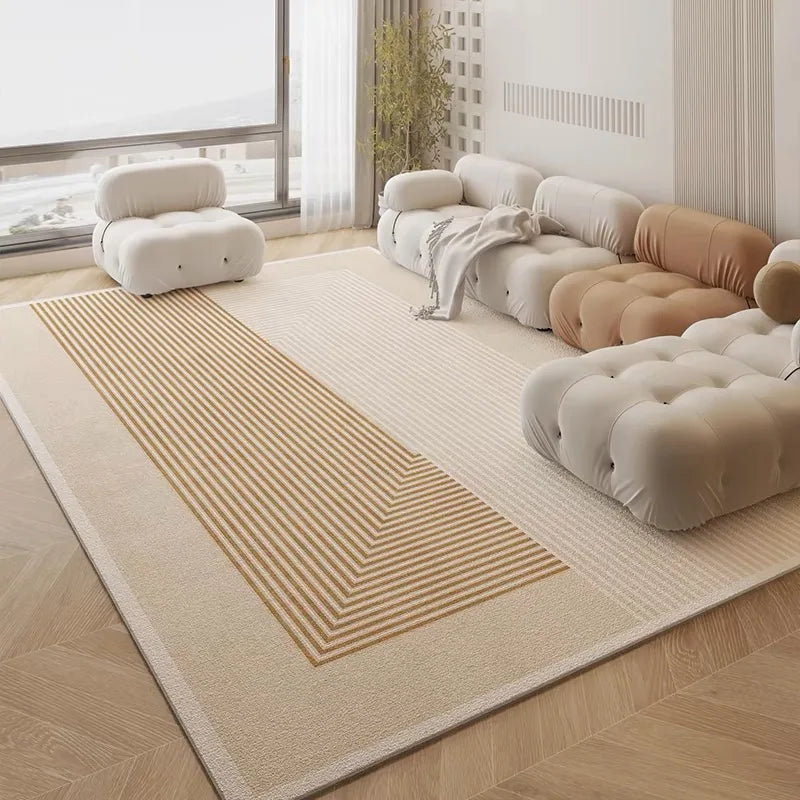 Tapis Minimaliste Confort Beige