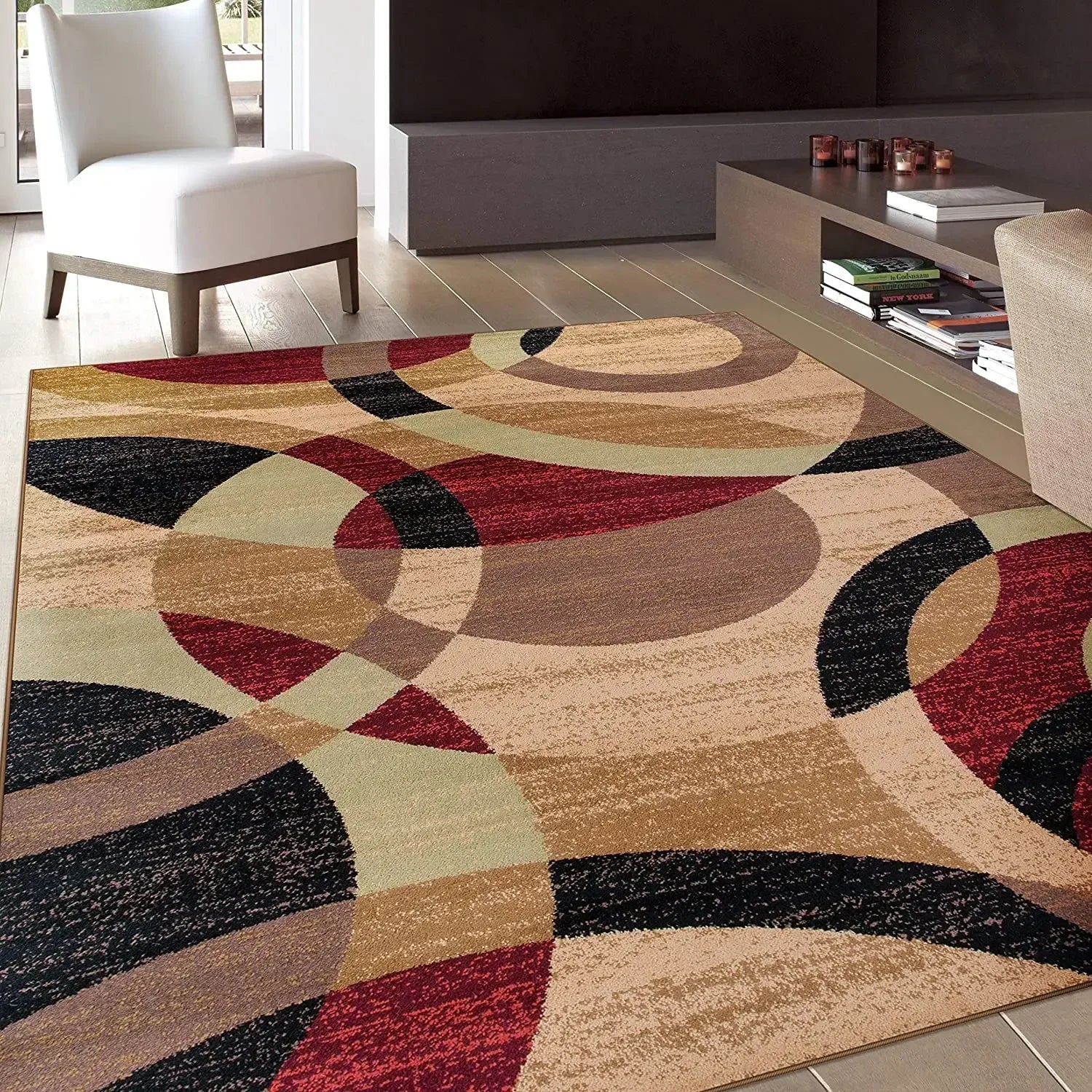 Tapis géométrique moderne