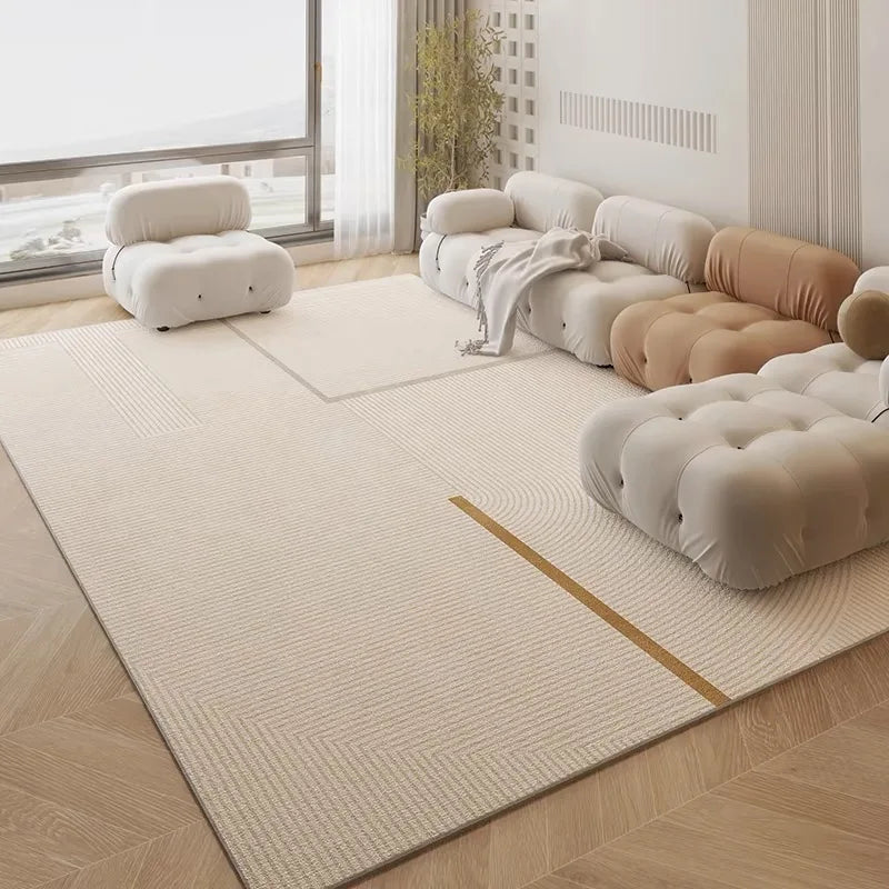 Tapis Minimaliste Confort Beige