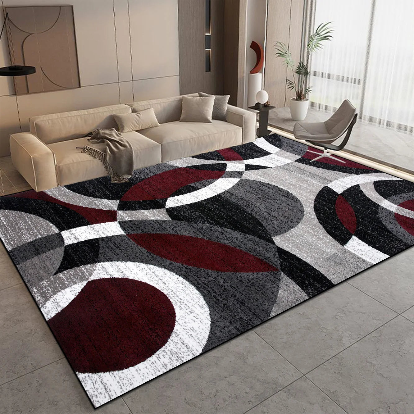 Tapis géométrique cercle