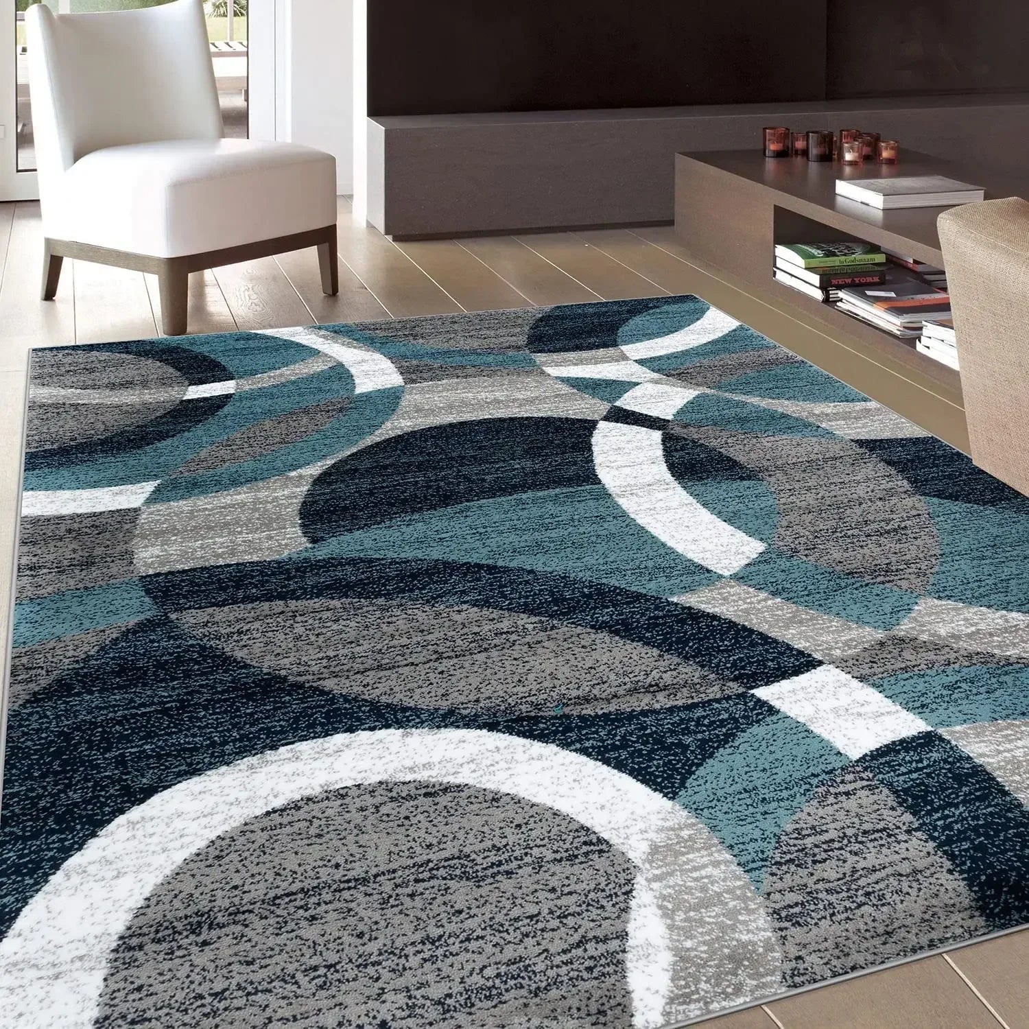 Tapis géométrique moderne