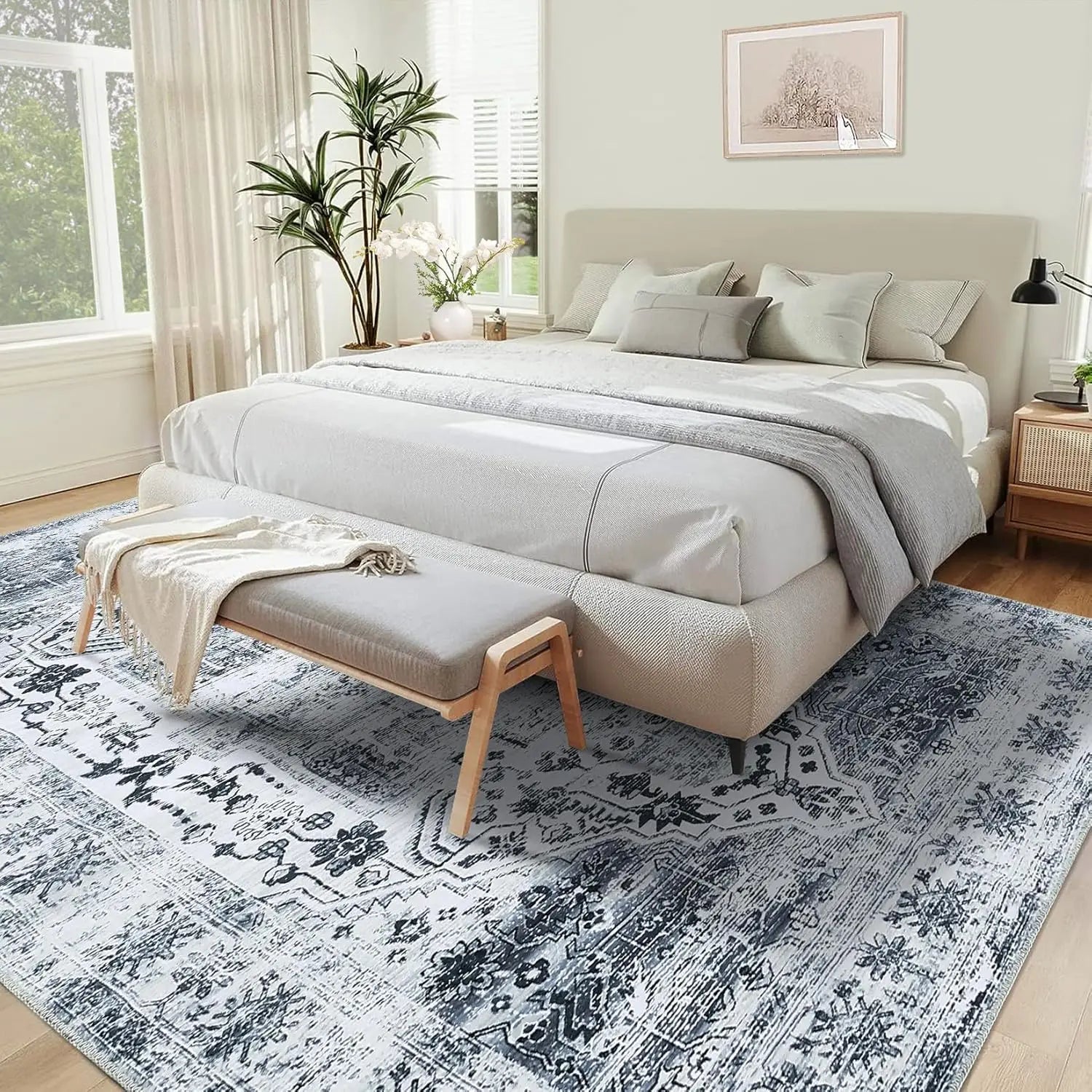 Tapis Vintage Gris